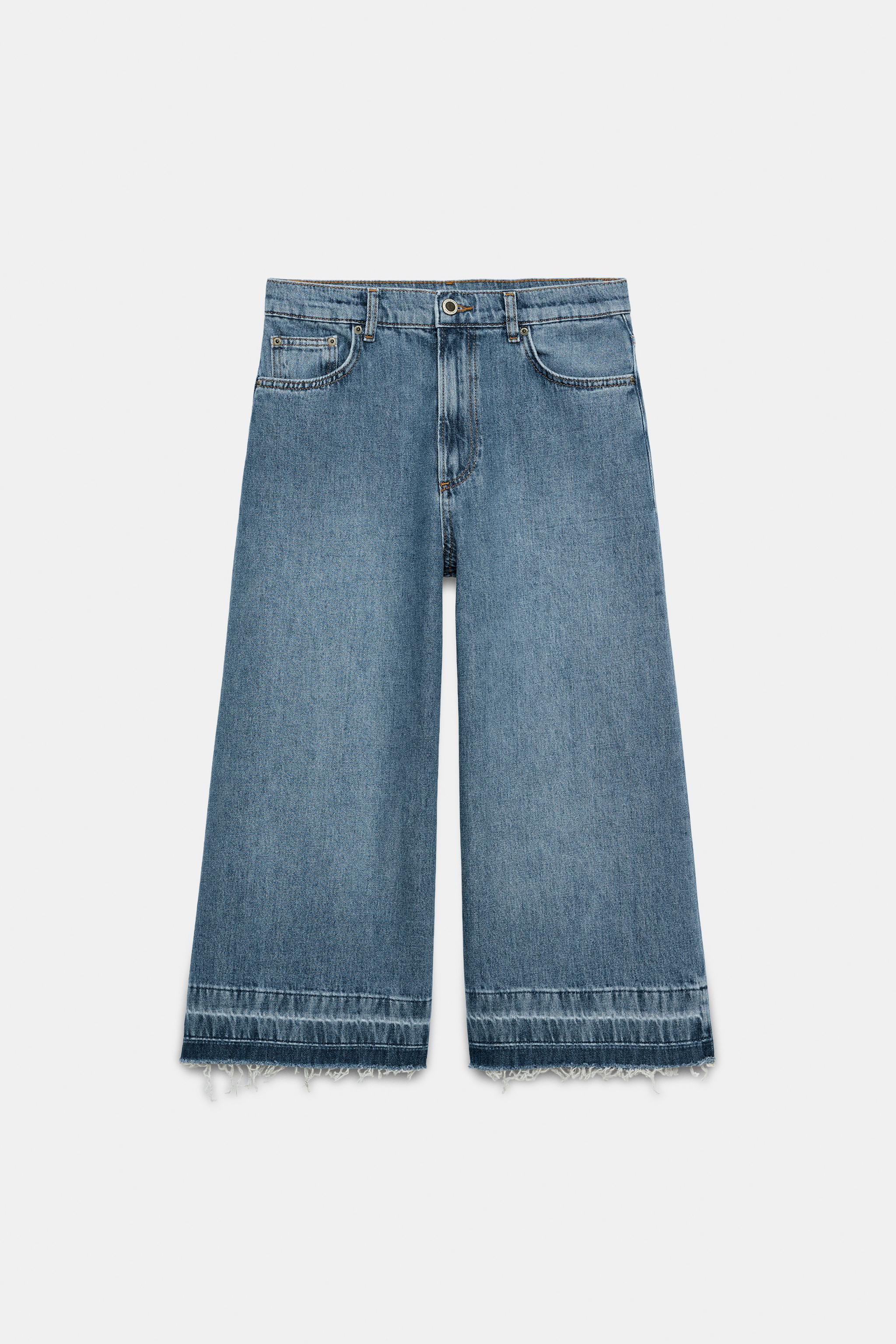 ZW COLLECTION WIDE LEG DENIM SHORTS